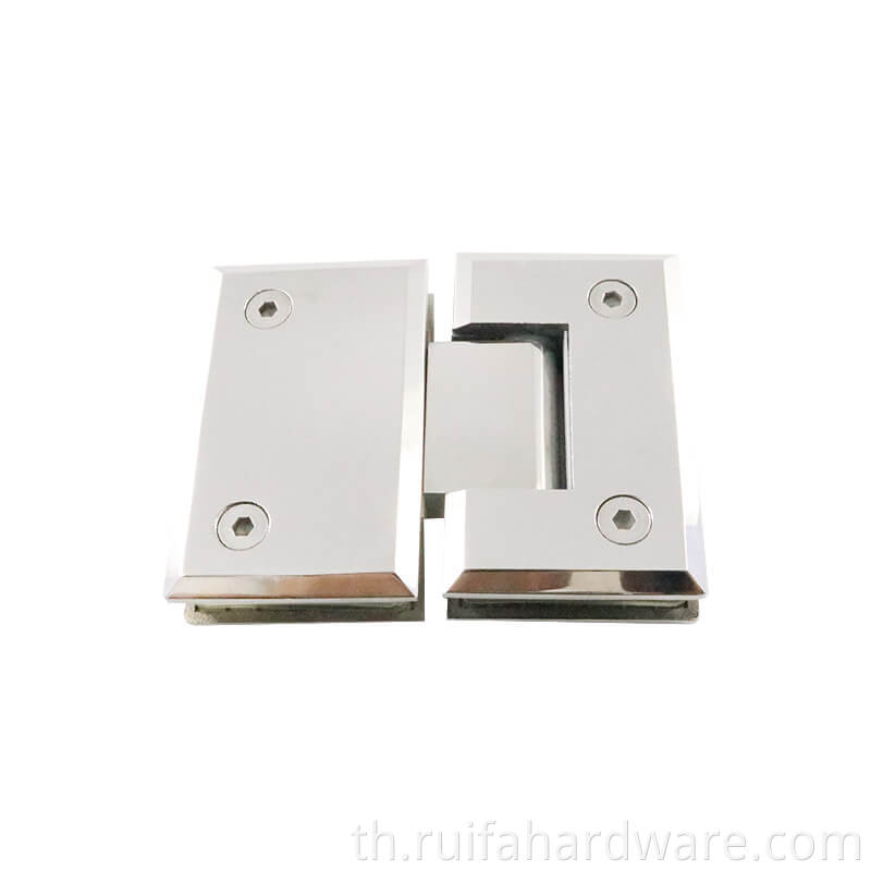 บานพับประตูห้องอาบน้ำกระจกแบบไม่มีกรอบ (5) Frameless Glass Shower Door Hardware Hinges (5)